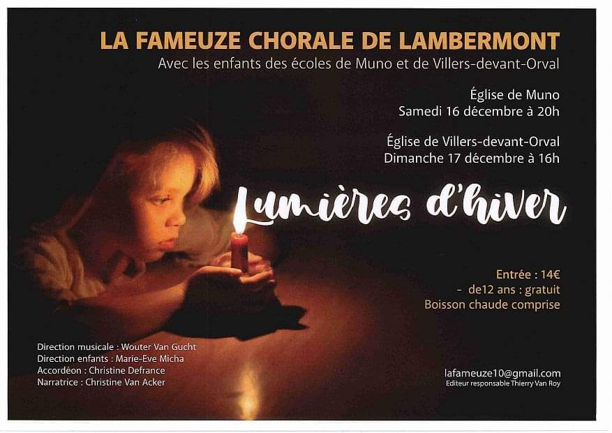 « La fameuze chorale de Lambermont » - Lumières d'hiver